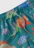 Boys Teal Dino Swimming Shorts (1-7yrs) - 1 to 1 half years Image 2