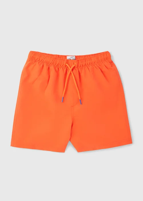 Boys Orange Swim Shorts (7-15yrs) - Age 7 Years Image 1