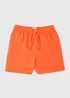 Boys Orange Swim Shorts (7-15yrs) - Age 7 Years Image 1