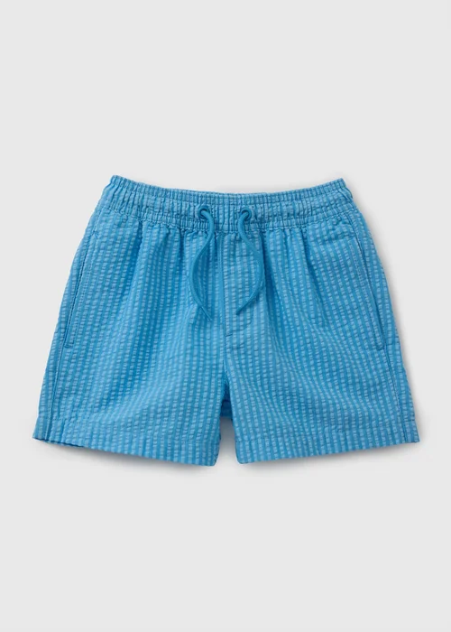 Boys Blue Stripe Swim Shorts (1-7yrs) - 1 to 1 half years Image 1