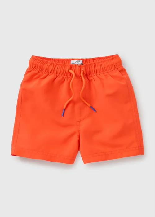 Boys Orange Swim Shorts (1-7yrs) - 1 to 1 half years Image 1
