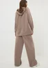 Souluxe Mink Wide Leg Jogging Bottoms - Small Image 3