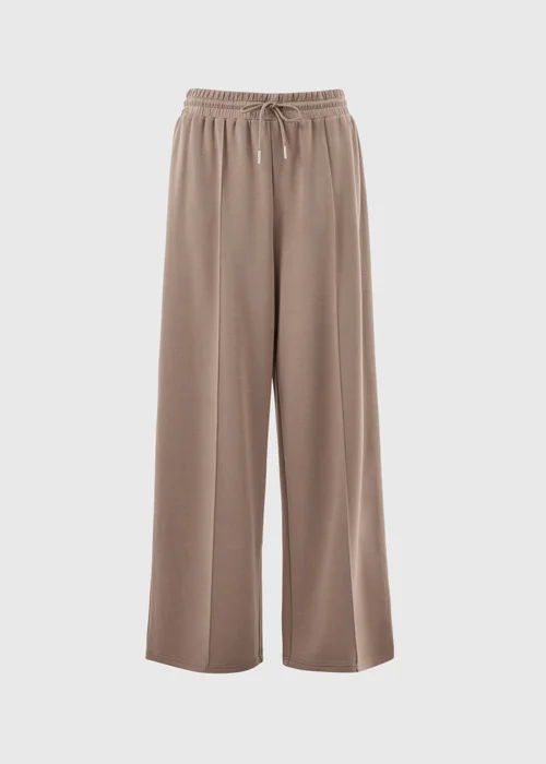 Souluxe Mink Wide Leg Jogging Bottoms - Small Image 4