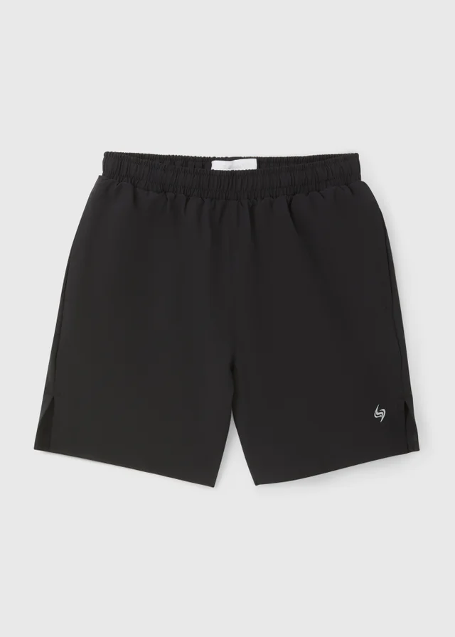 Souluxe Boys Black Sports Shorts (7-15yrs)