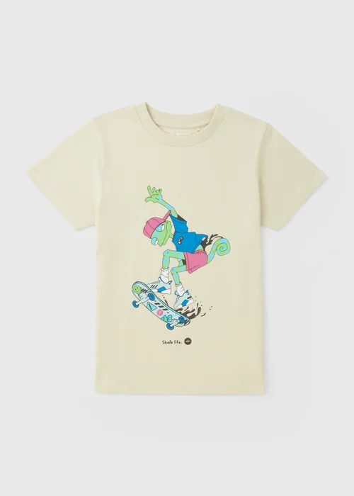 Boys Stone Skate Lizard T-Shirt (7-15yrs) - Age 7 Years Image 1