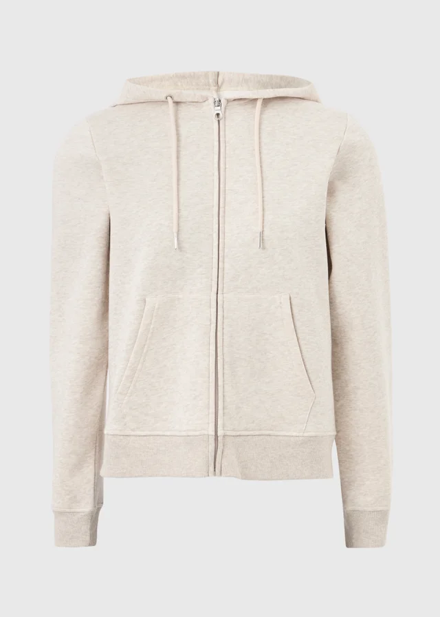 Oatmeal Zip Up Hoodie