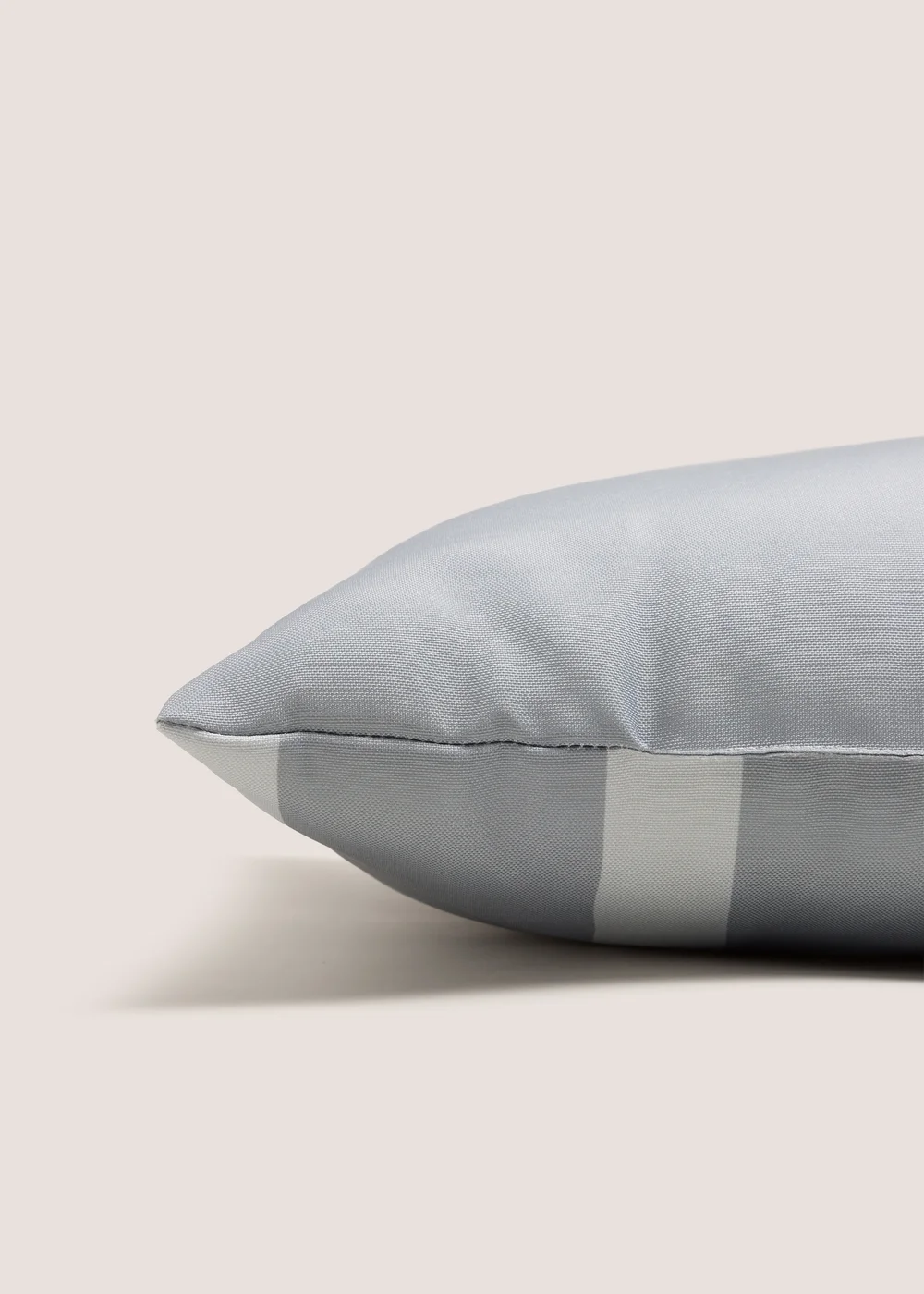Grey Stripe Cushion Image 2