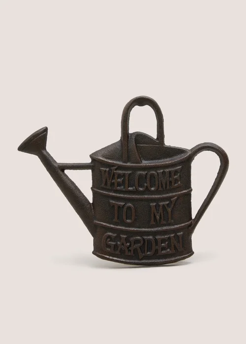 Cast Iron Garden Welcome Sign Image 1