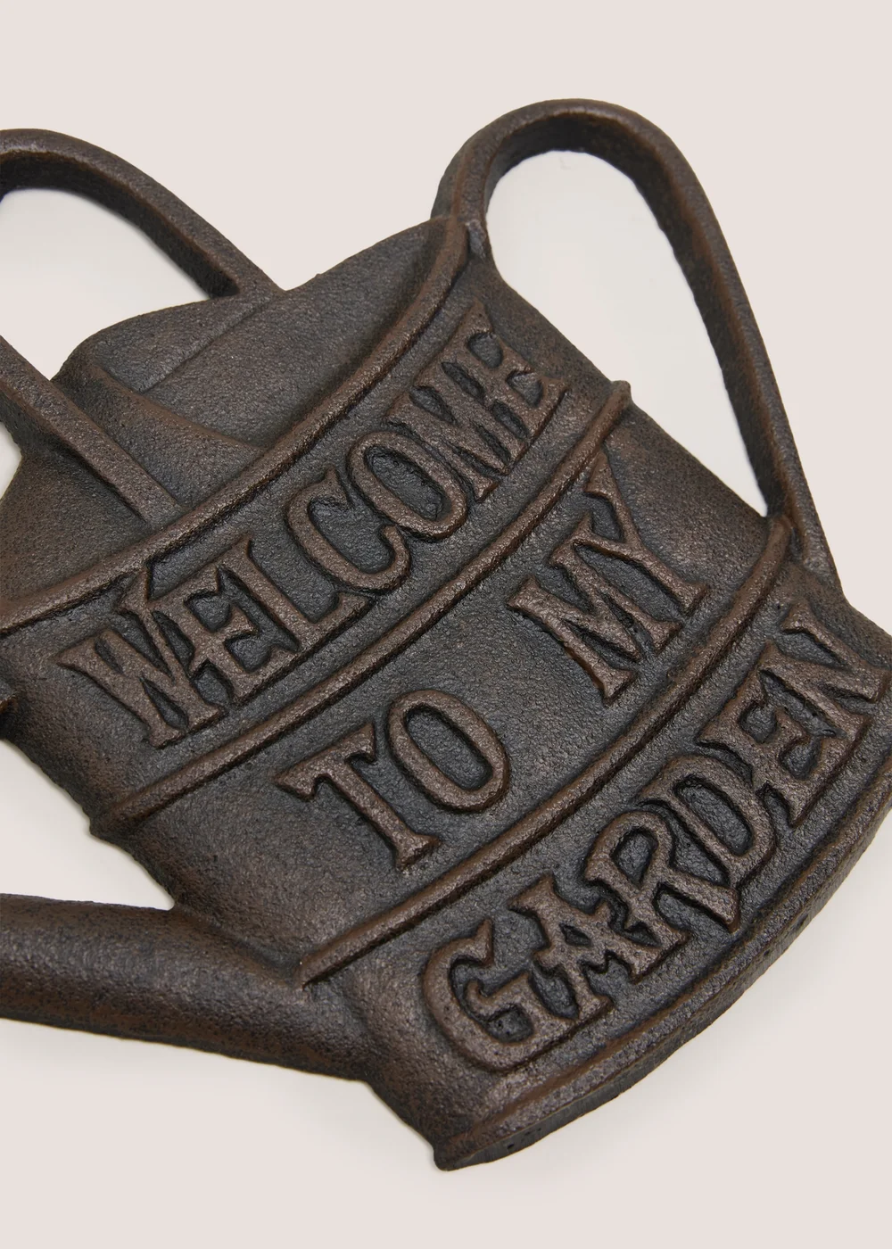 Cast Iron Garden Welcome Sign Image 2