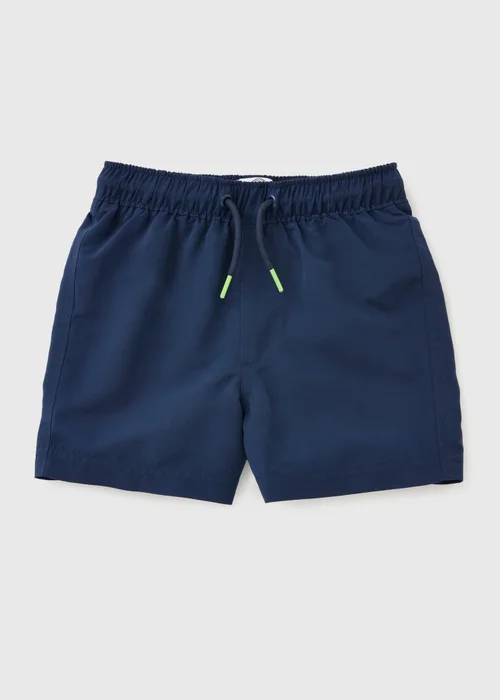 Boys Navy Swim Shorts (1-7yrs) - 1 to 1 half years Image 1