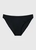 Black Full Side Bikini Bottoms - Size 6 Image 1