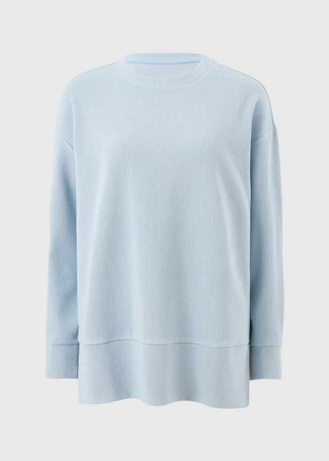 Souluxe Light Blue Longline Sweatshirt
