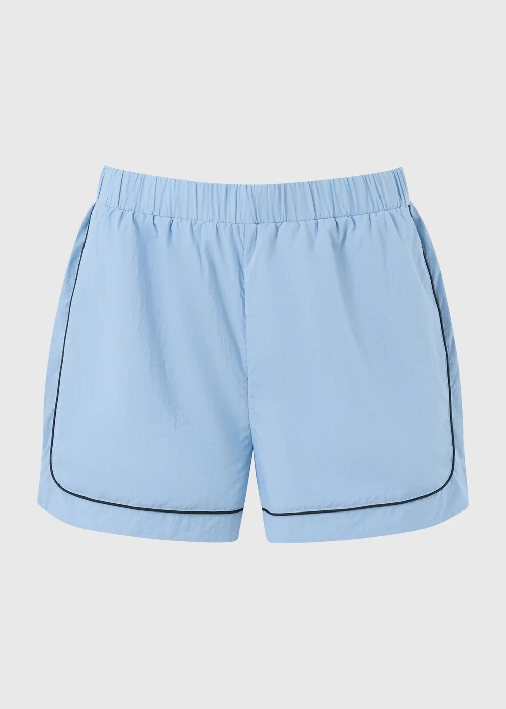 Souluxe Light Blue Piped Running Co Ord Shorts - 8 Image 4