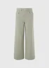 Green Wide Leg Jeans - Size 08 29 leg Image 2