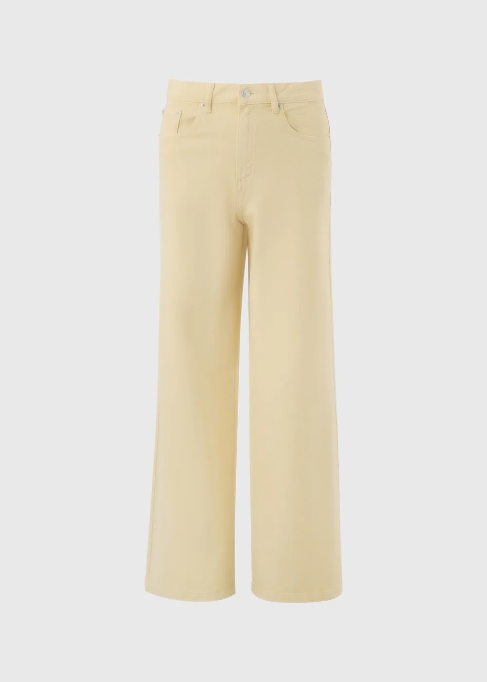 Yellow Wide Leg Jeans - Size 08 29 leg Image 2