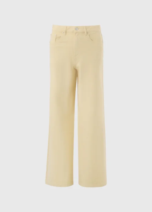Yellow Wide Leg Jeans - Size 08 29 leg Image 2