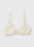 DD+ Cream Textured Knot Bikini Top - 32DD Image 1