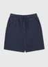 Boys Navy Jogger Shorts (7-15yrs) - Age 7 Years Image 1