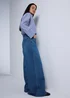 Dark Wash Palazzo Wide Leg Jeans - Size 08 29 leg Image 2
