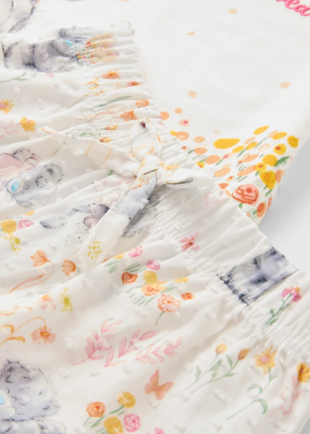 Tatty Teddy Girls White Mini Me Pyjama Set (1-13yrs) - 1 to 1 half years Image 2