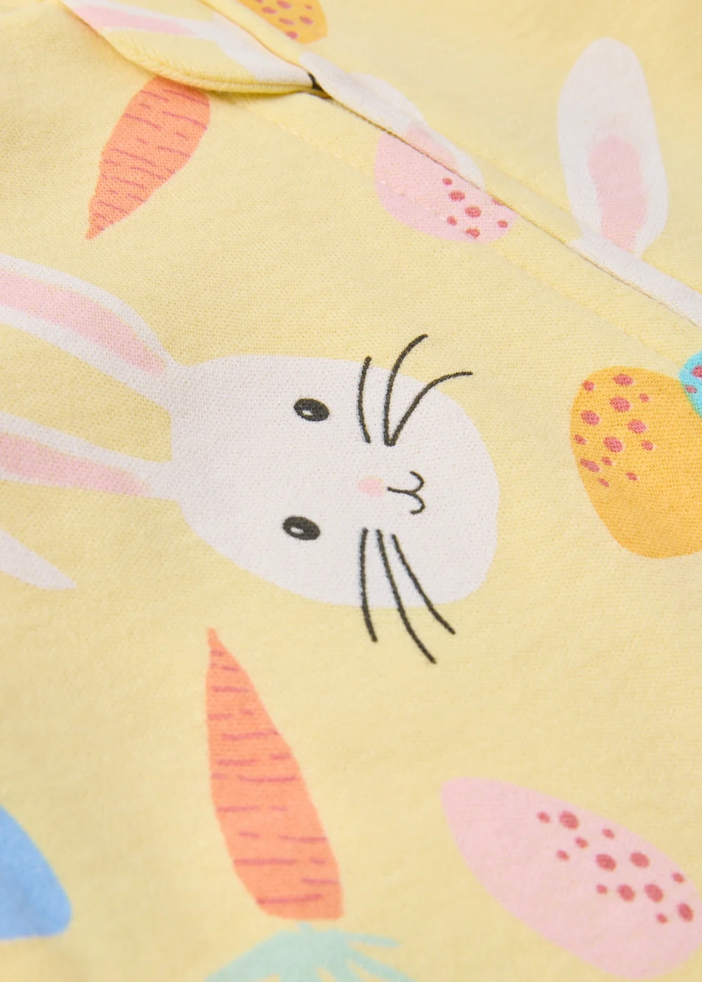 Baby Yellow Easter Print Sleepsuit (Newborn-12mths) - First Size Image 2