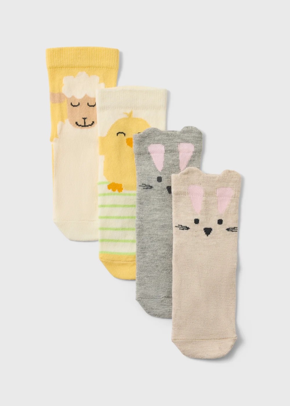 Multicolour Baby Easter Design Socks (Newborn-36mths) - Up to 1 Month Image 1