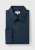 Taylor & Wright Navy Textured Regular Fit Shirt - Small Image 1