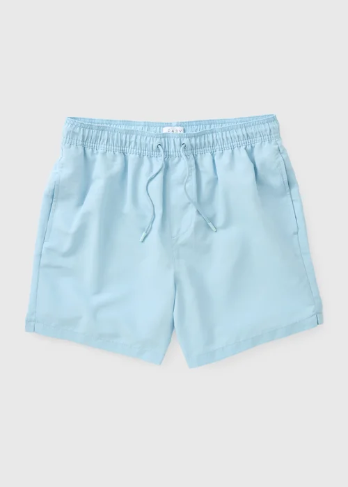 Light Blue Essential Regular Fit Swim Shorts - XS Image 3