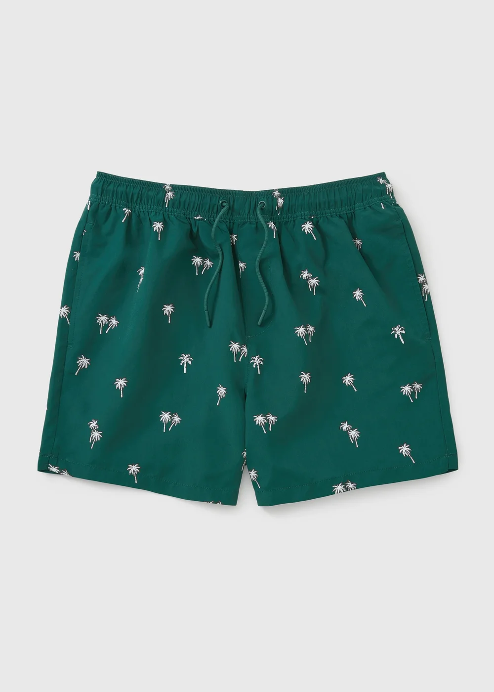 Teal Palm Print Essential Swim Shorts - XXL Image 2