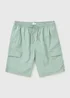 Sage Green Cargo Swim Shorts - Extra small Image 1