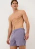 Lilac Buckle Smart Swim Shorts - Small Image 1