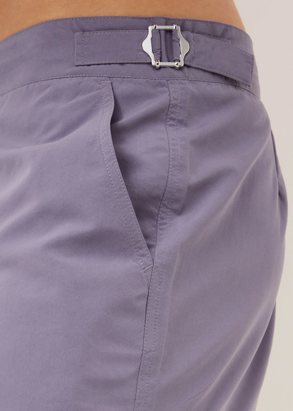 Lilac Buckle Smart Swim Shorts - Small Image 2