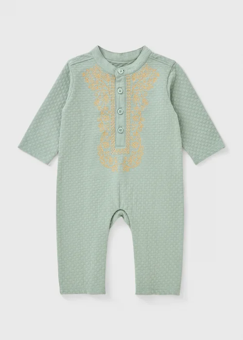 Baby Sage Eid Romper (Newborn-23mths) - Up to 1 Month Image 1