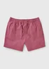Pink Seersucker Swim Shorts - Small Image 1