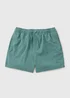 Green Seersucker Swim Shorts - Small Image 1