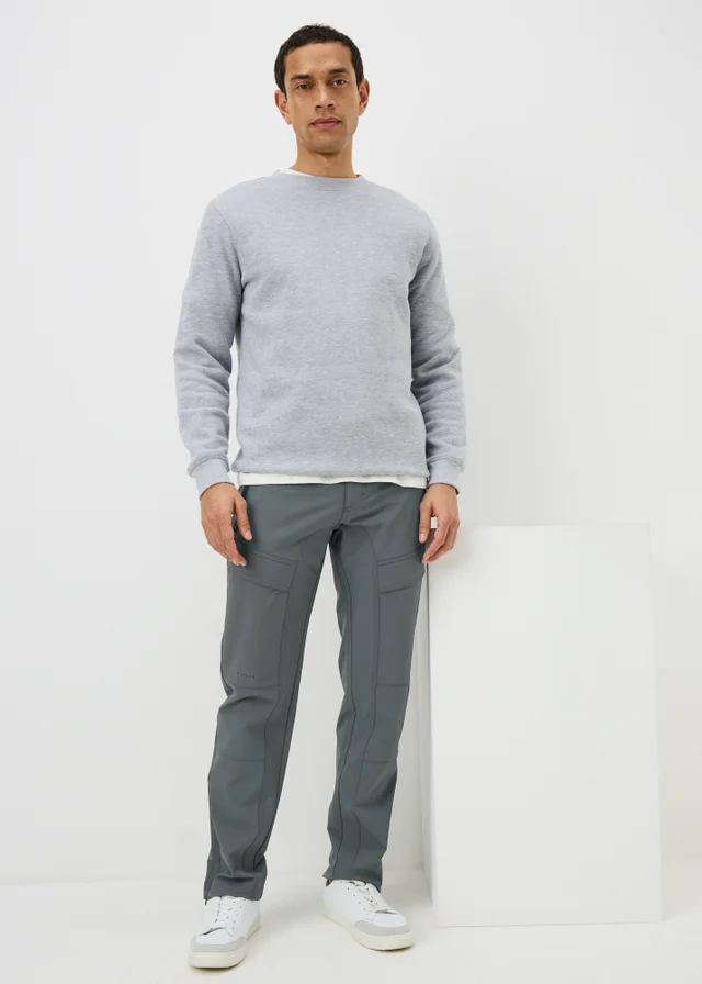 Grey Belted Trek Trousers