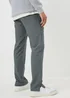 Grey Belted Trek Trousers - 30 Waist Regular Image 3