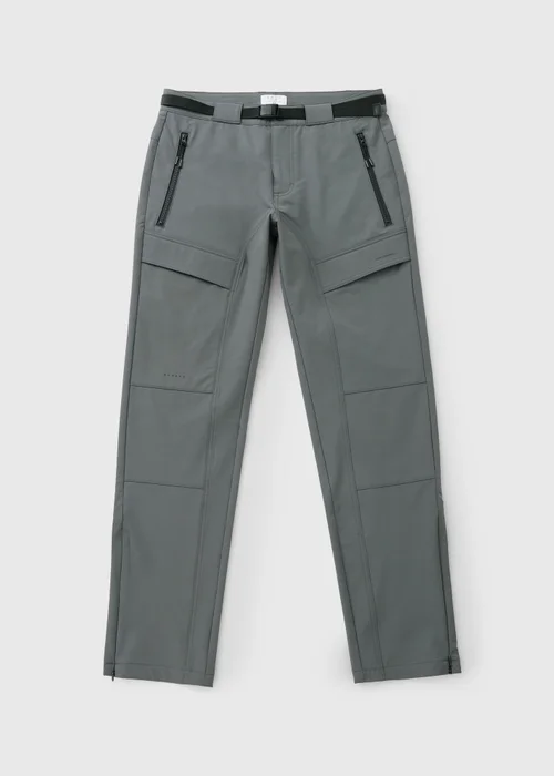 Grey Belted Trek Trousers - 30 Waist Regular Image 4