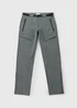 Grey Belted Trek Trousers - 30 Waist Regular Image 4