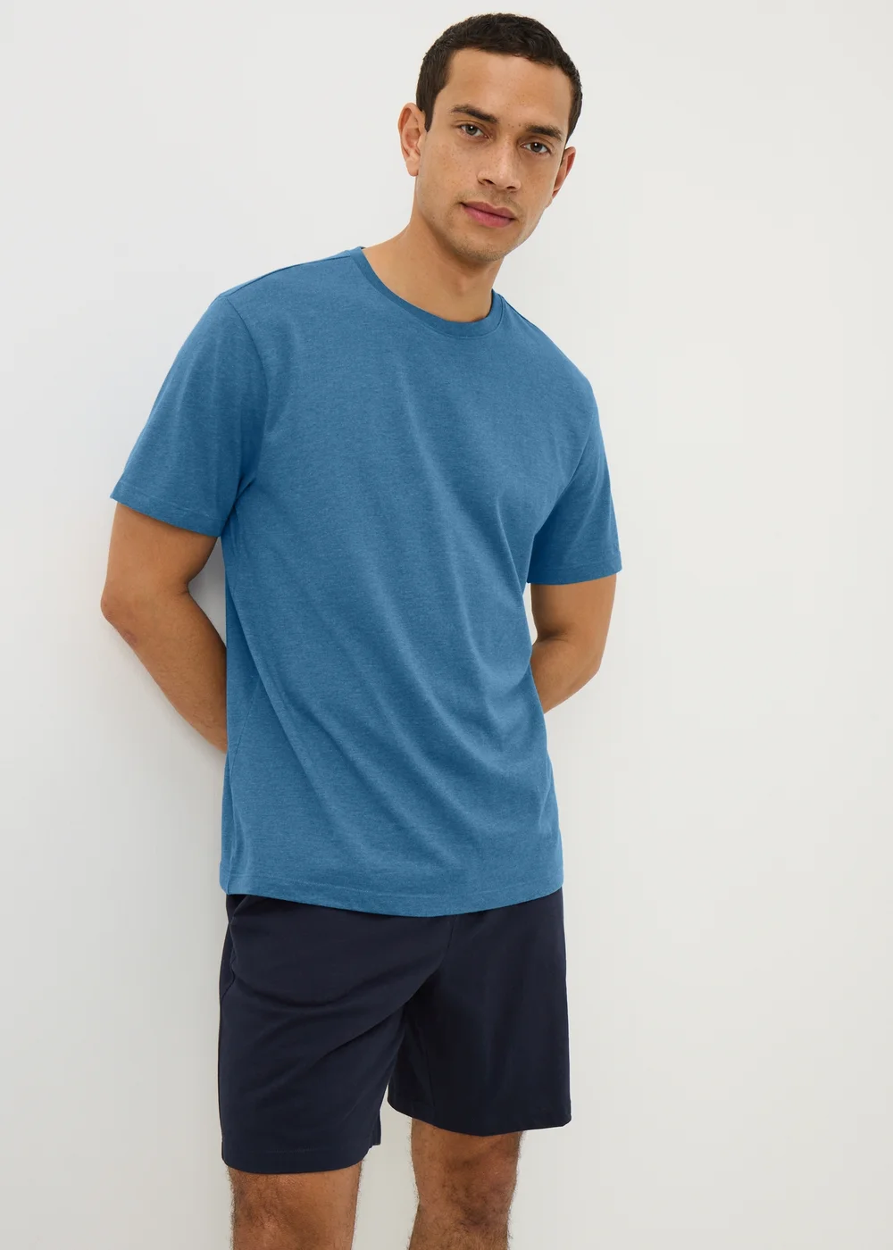 Navy Essential Short Pyjama Set - Extra small Image 1