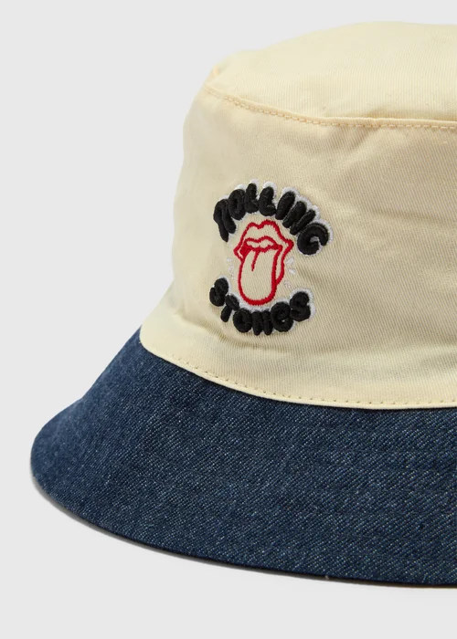 Ecru Rolling Stones Bucket Hat - S/M Image 2