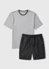 Grey Short Pyjama Set - Extra small Image 1