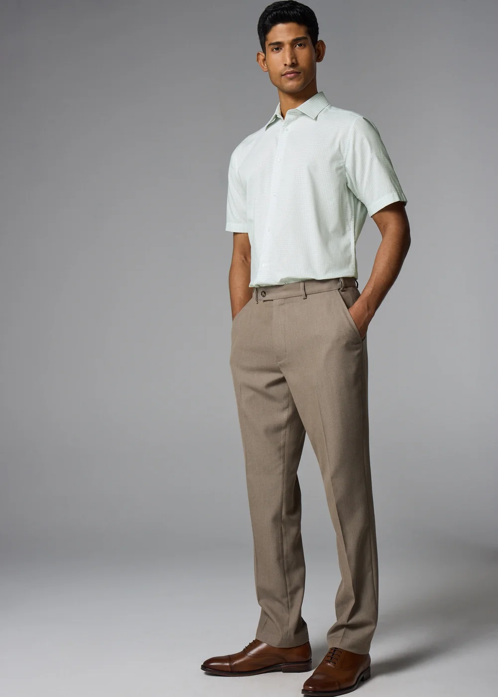 Taylor & Wright Green Check Shirt - Small Image 2