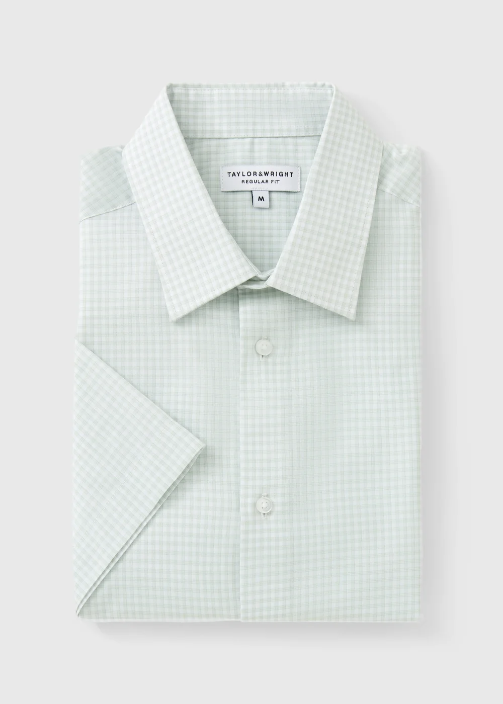 Taylor & Wright Green Check Shirt - Small Image 5