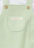 Baby Green Knitted Top & Dungaree Set (Newborn-12mths) - First Size Image 2
