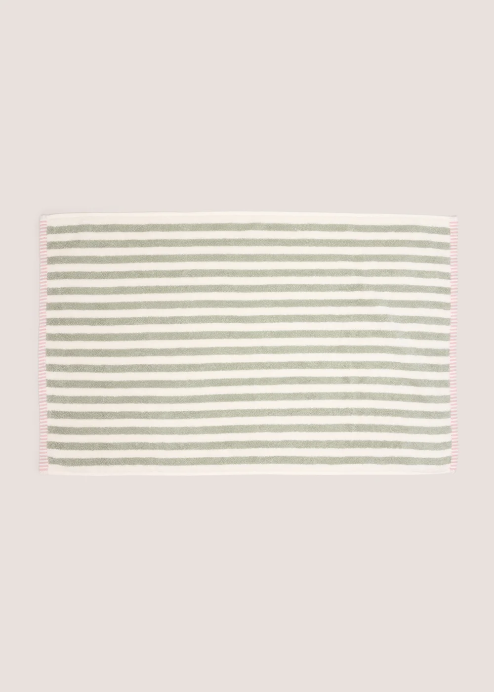 Green Stripe Jacquard Hand Towel - Hand Towel Image 1