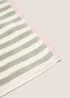 Green Stripe Jacquard Hand Towel - Hand Towel Image 2