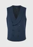 Taylor & Wright Highgrove Italian Navy Suit Waistcoat - S Image 1