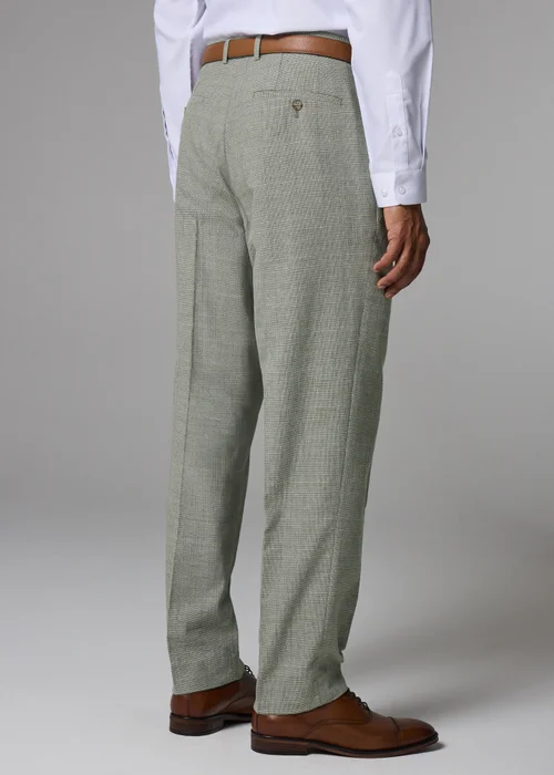 Taylor & Wright Eden Italian Green Tailored Fit Suit Trousers - 46 Waist 29 Leg Image 4