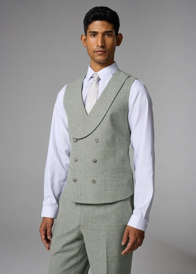 Taylor & Wright Eden Italian Green Suit Waistcoat